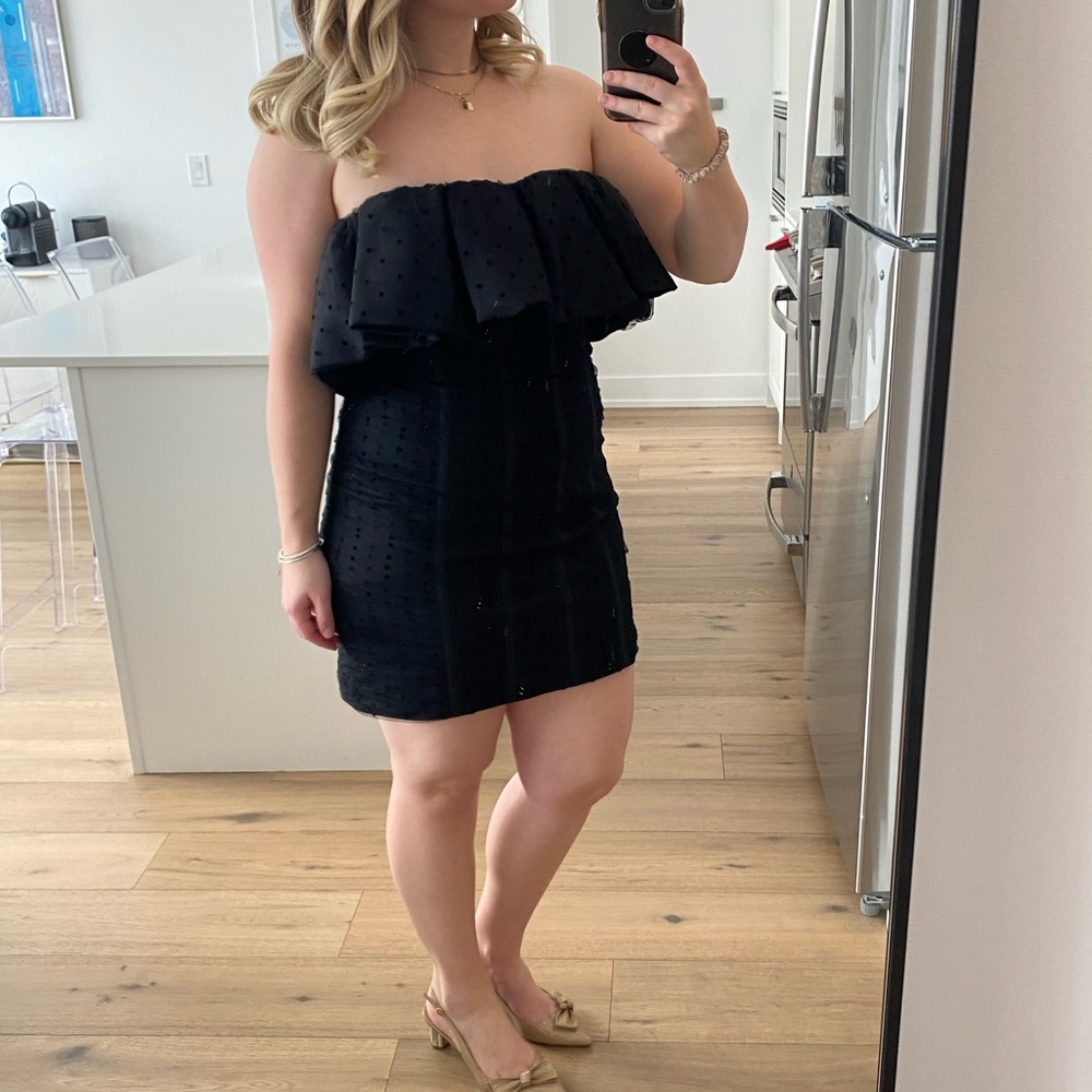 Self Portrait Strapless Dress